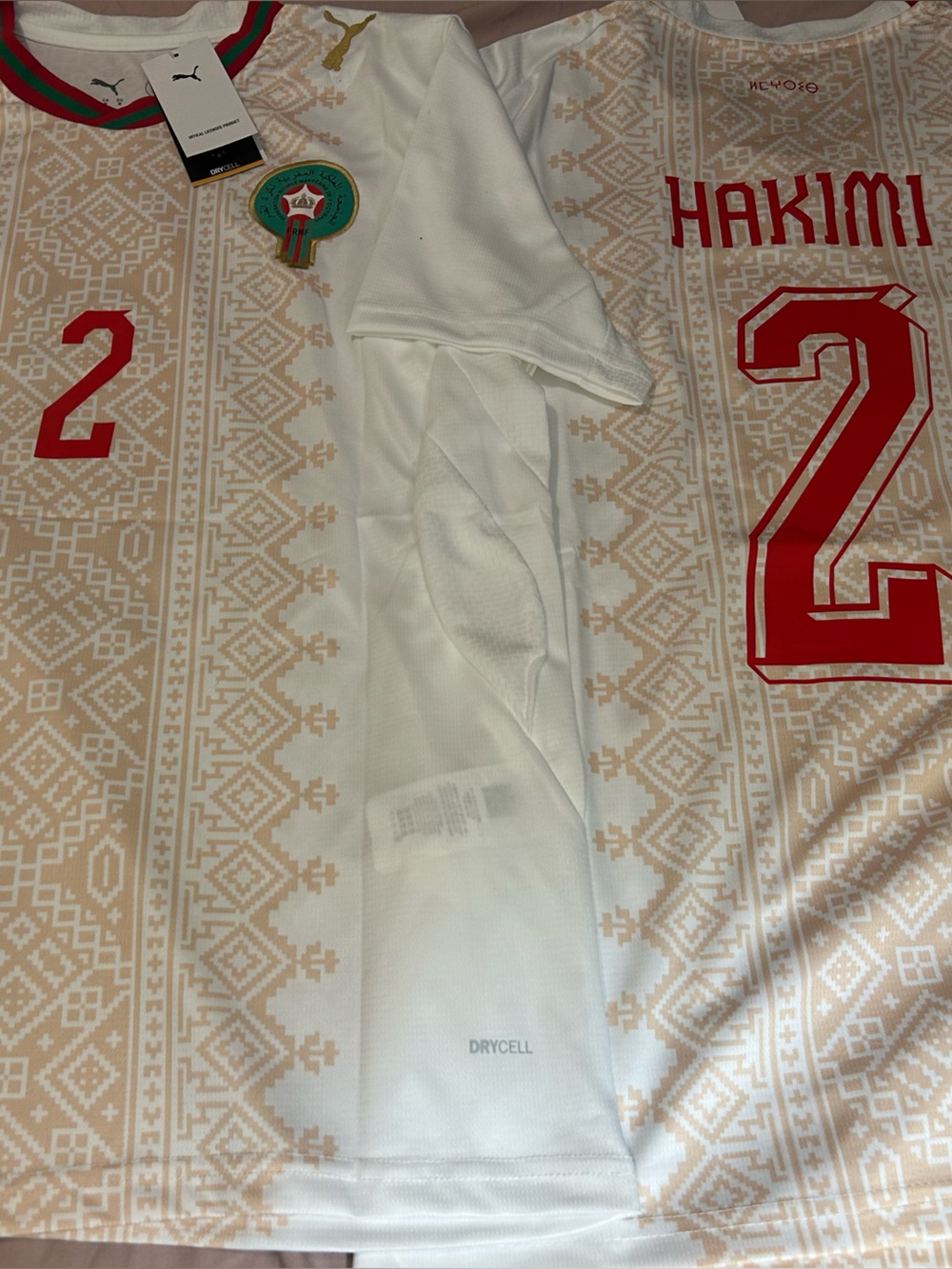 Puma MOROCCO National Team ACHRAF HAKIMI Men’s JERSEY Sz S,M.L,XL,2X  NEW w TAGS